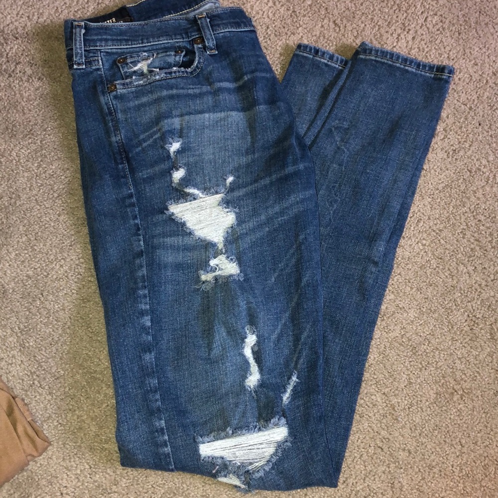 Hollister ripped jeans